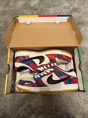 Nike Dunk Low Pro SB x Parra Abstract Art 2021 - Größe UK 8