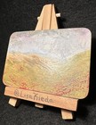 ACEO Original Stormy Landscape Nature Encaustic Wax Painting  — photo 5