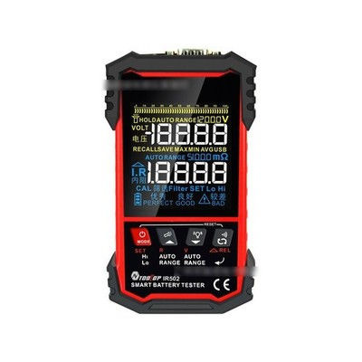 TOOLTOP IR502 Kelvin 4-Wire Detection Battery Resistance Tester 0-500ohms my23