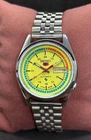 Vintage Refurbished Seiko 5 Automatic Men's Day/Date Japan Made Wrist Watch