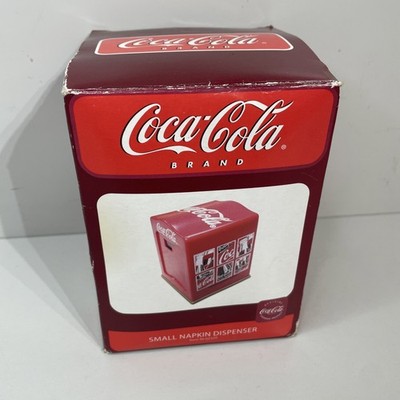 Kleiner Serviettenspender der Marke Coca-Cola mit Box Neu Vintage mit Servietten (D)