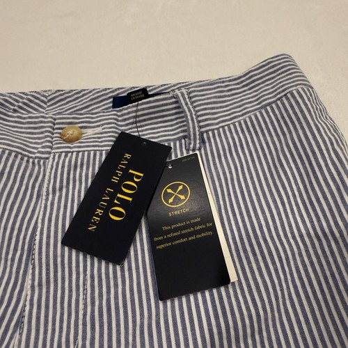 NWT Polo Ralph Lauren Boys Stretch Seersucker Shorts Classic Preppy Summer 20 - Picture 4 of 7