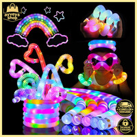 Knicklicht LeuchtstäBe 12PCS LED Stretchrohr Party Deko Geburtstag 12 StüCk