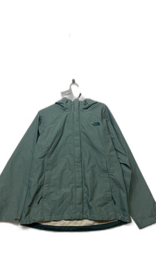 The North Face grüne Nylon Anorak Wind Regen Jacke Gr. L Damen Freizeit Wandern