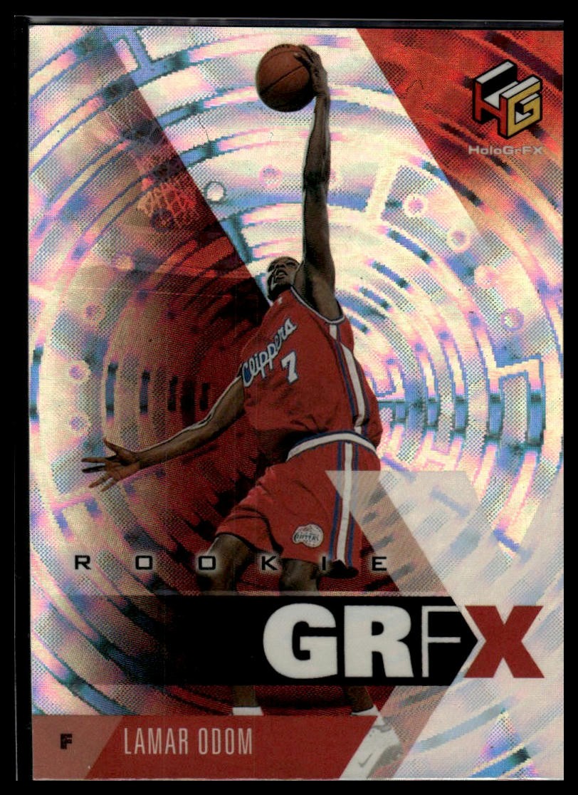1999-00 Upper Deck HoloGrFX #62 AU Lamar Odom AuSome