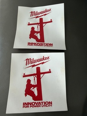 Lineman RARE Sticker Genuine Milwaukee Tool brand
