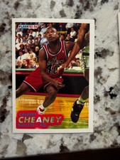 1993-94 FLEER NBA BASKETBALL CARD WASHINGTON BULLETS CALBERT CHAENEY #393