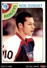1978 Topps #177 Ron Duguay Rangers-Hockey RC 6 - EX/MT