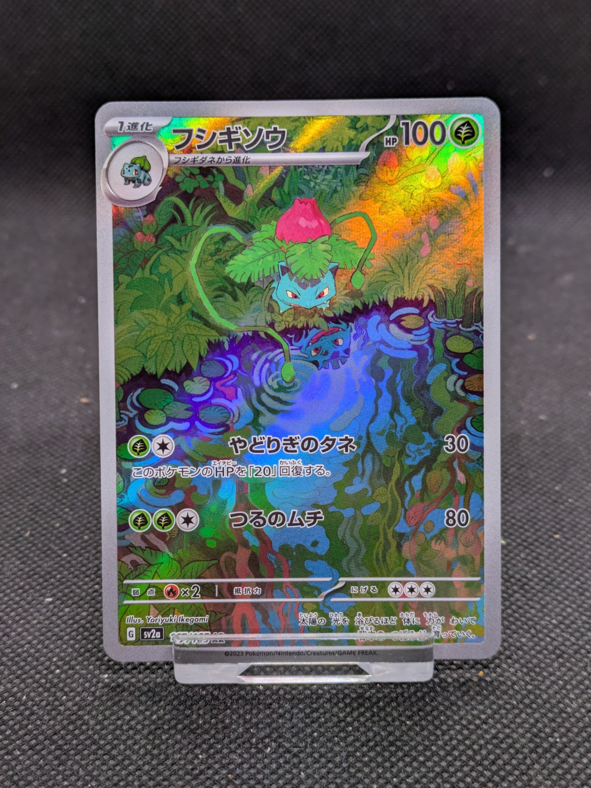 Pokemon Card Ivysaur 167/165 AR sv2a S&V 151 Japanese *New MINT! 