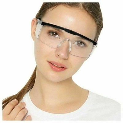 1x Arbeitsschutz-Überbrille für Brillenträger   3-teilig mit klaren Gläsern