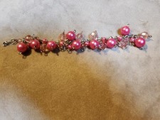 Beautiful Pink Beaded Bracelet