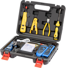 Gaobige Network Tool Kit, Cat6 Cat5E Cat5 Crimping Tool RJ45 Crimp Tool Kit, Pas