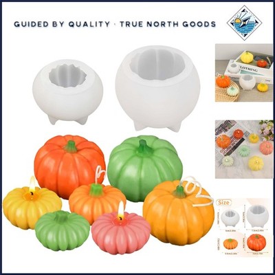 Non-Stick Pumpkin Silicone Molds for Creative Fall Candle Making Projects