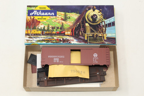 HO Athearn / Branchline 40' Box Car Pennsylvania PRR 65956 Kit Rojo | Zustand: Used