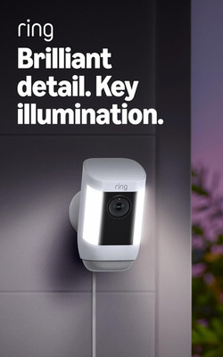 Spotlight Cam Pro, Wired | 3D Motion Detection, Two-Way Talk with Audio+, and Du