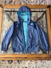 North Face Zipline DryVent Blue Hooded Waterproof Windbreaker Jacket - Size M