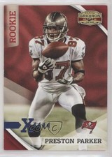 2010 Panini Gridiron Gear Rookie Platinum X's 17/25 Preston Parker #233 0a4v