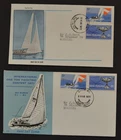 1971 New Zealand One Ton Cup First Day Covers (2) - Two Designs - Addressed