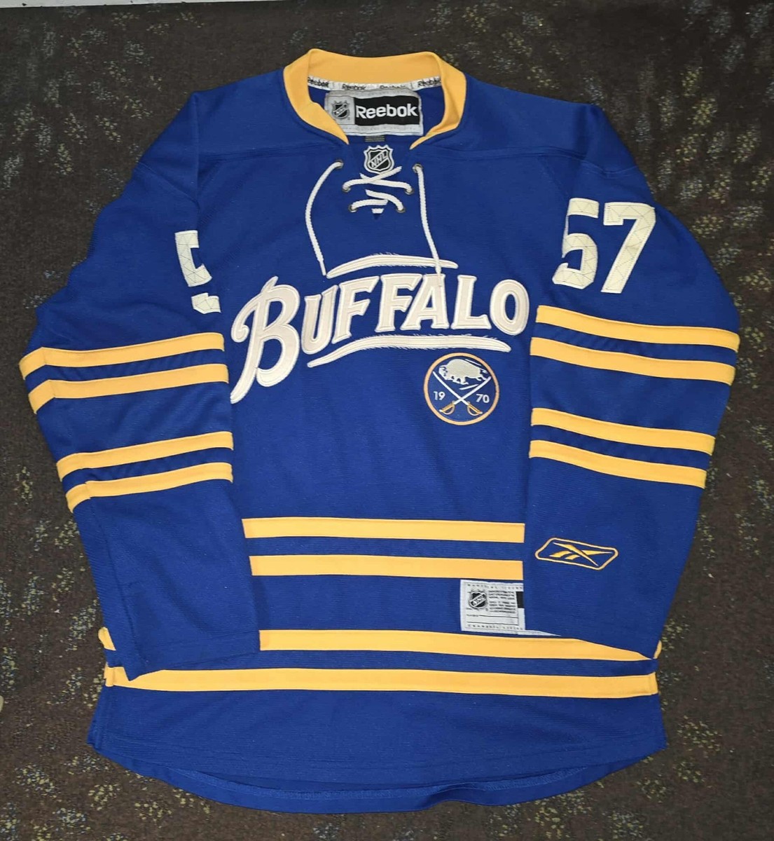 Tyler Myers Buffalo Sabres 50th Anniversary Reebok Jersey Medium