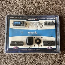Sirus Sportster 4 Satellite Radio Complete Plug Play Radio Home Vehicle Kit READ