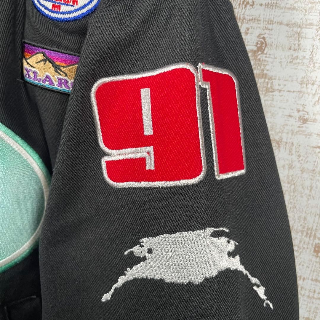 X patchwork stadium jacket - image 6