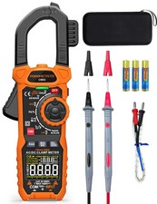 Clamp Meter Digital Inrush Clamp Multimeter 1000A TRMS 6000 Counts, Amp Volta...