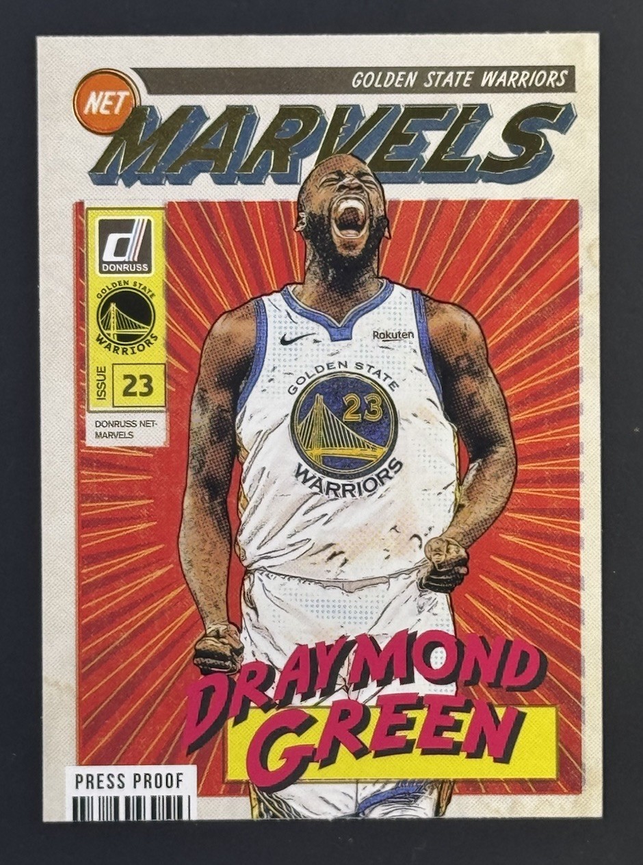 2019-20 Panini Donruss - Net Marvels Draymond Green #3 Press Proof