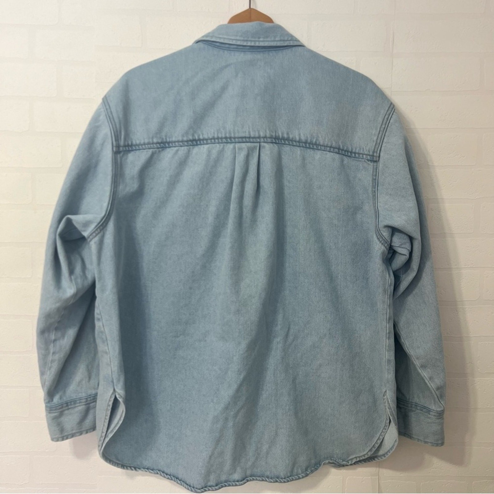 Universal Thread Target Denim Button Down Oversiz… - image 15