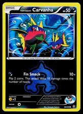 Team Aqua's Carvanha Reverse Holo Common Double Crisis 20/34 on eBay