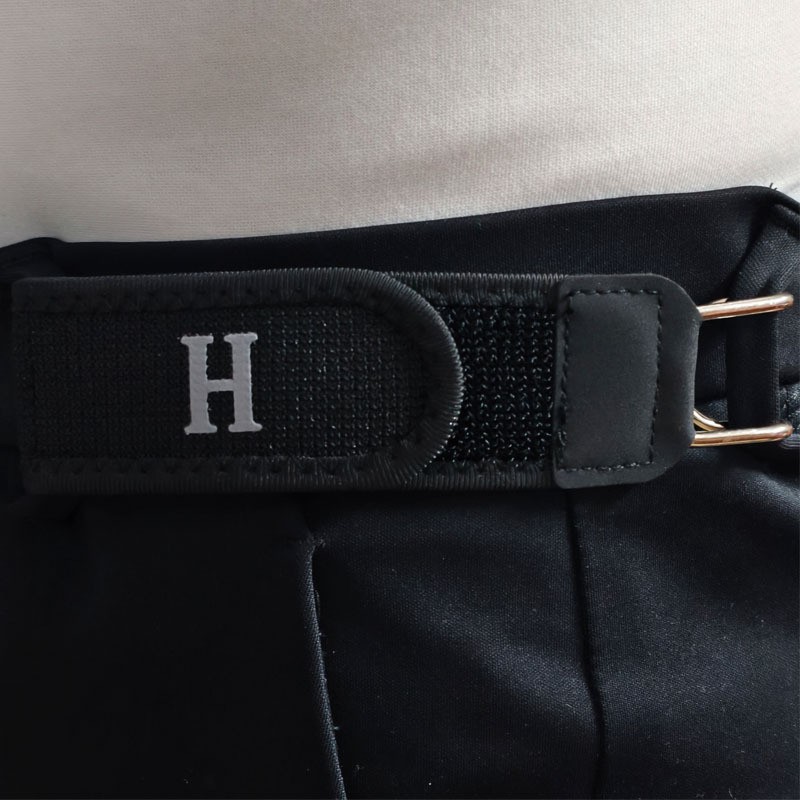 Tateossian Black Adjustable Hook Belt Beltless Belt,Tactical Metal Hook Elastic Belt,Adjustable  main image 3