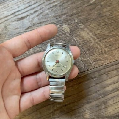 Benrus Shock-Absorber Vintage Manual Wind Shock-Resistant 17J Beige Dial