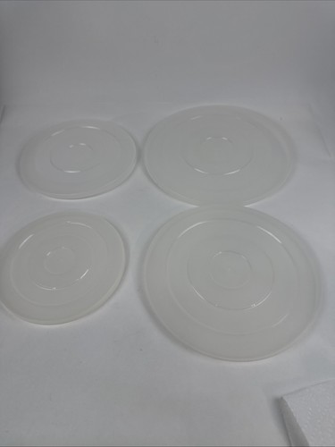 100% MELAMINE NESTING BOWLS SET OF 4 BEEHIVE/RIBBED MIXING BOWLS WITH LIDS - Picture 15 of 15