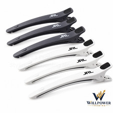 JRL 6Pcs Professional Hair Clips Styling Sectioning Non Slip Barber Salon