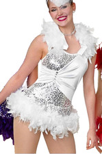 Group Lot of 5 Adult Large Dance Costume Jazz Tap Cha Ching