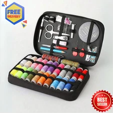 10pcs/Set Sewing Kit Household Sewing Tools Portable Thread Box Needle Supplies