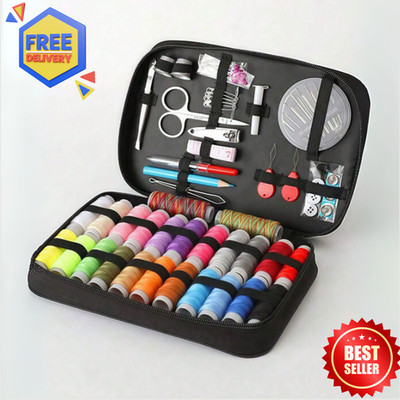 10pcs/Set Sewing Kit Household Sewing Tools Portable Thread Box Needle Supplies