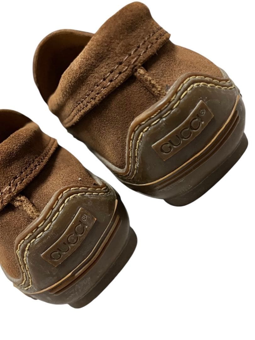 GUCCI Women's Loafers Horsebit Suede Brown EU36.5/US6.5 120227c thumbnail 11