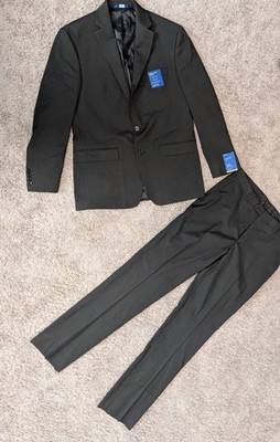 NWT Men's APT 9 (Kohls) Black Suit 40R Jacket 34X34 Pants Retail:$250