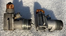 Vintage Testors McCoy 35 40 Series 21 Model Airplane Glow Engines Pair Set