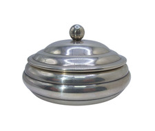 Plat ancien avec couvercle Christofle en plaqué argent