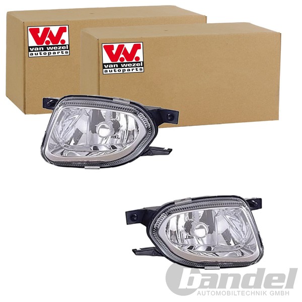 2X VAN Wezel H11 Nebelscheinwerfer SET Links+Rechts Passend FüR MERCEDES-BENZ-image
