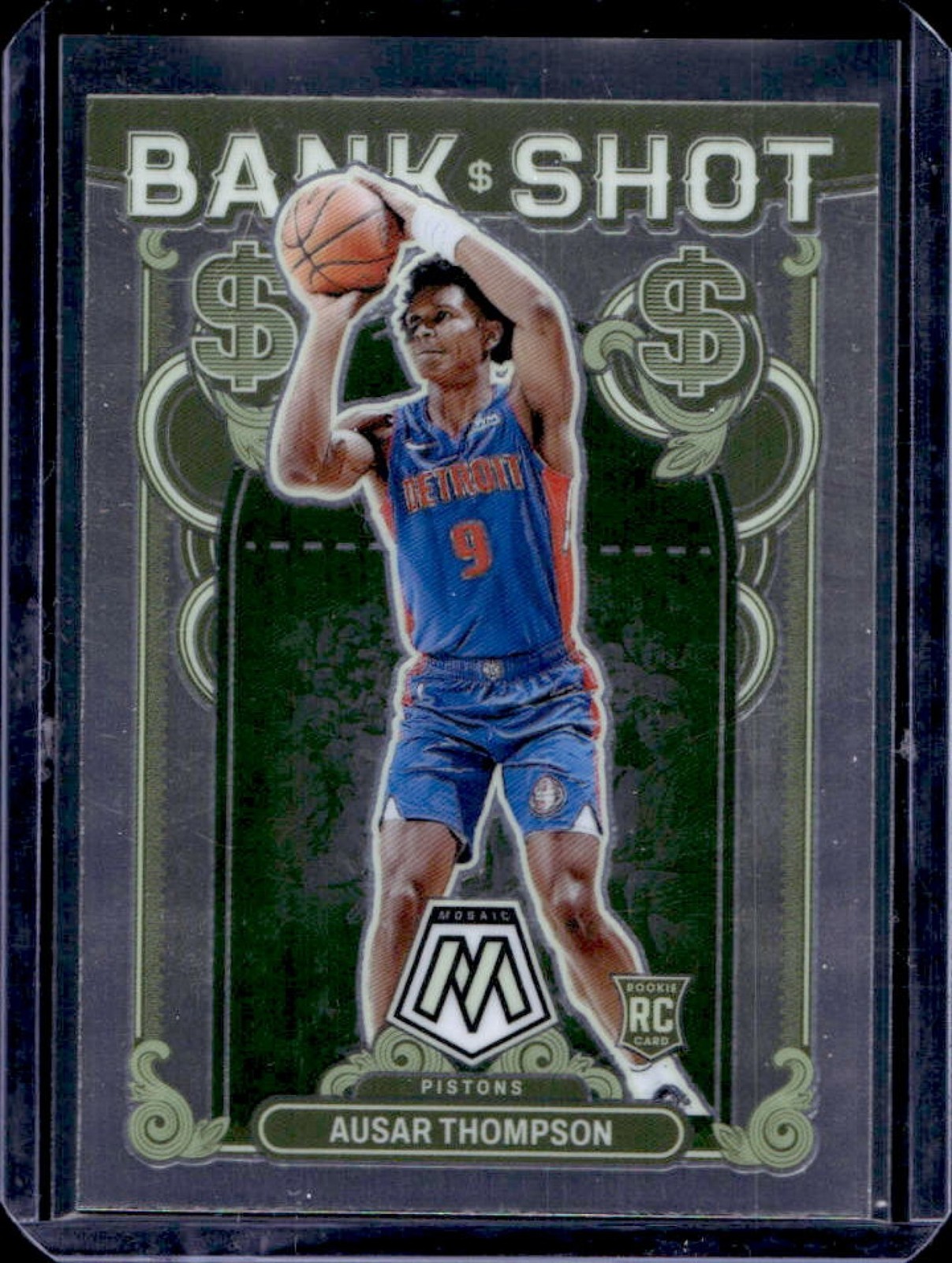 2023-24 Mosaic Ausar Thompson Bank Shot RC Rookie #7 Pistons