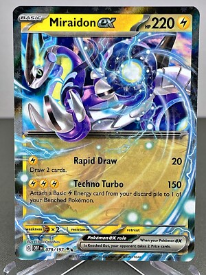 Pokmon TCG: Miraidon EX 079/197 - Obsidian Flames - Double Rare - Near  Mint! | eBay