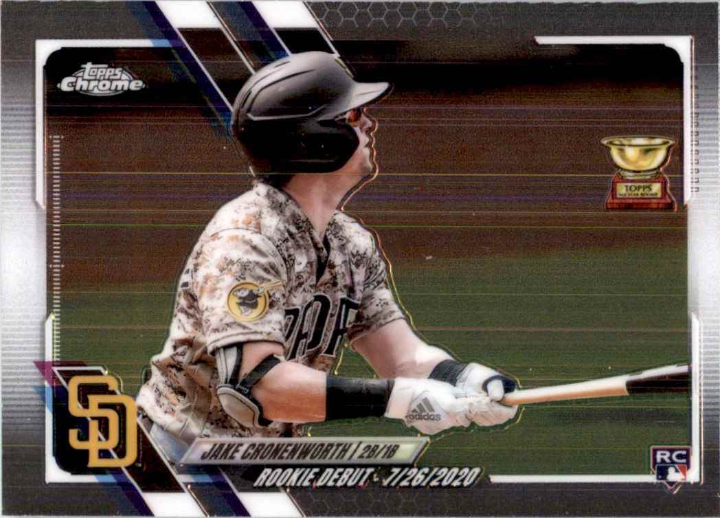 2021 Topps Chrome JAKE CRONENWORTH RC San Diego Padres #USC25