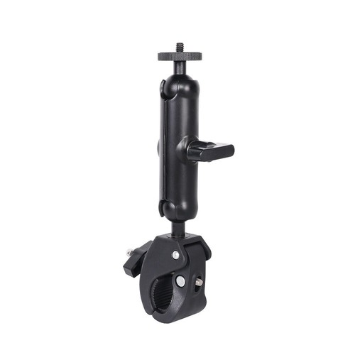 Camera Clamp Mount 360° Motorcycle Handlebar Mount Aluminum Holder Bike Bracket - Picture 14 of 15