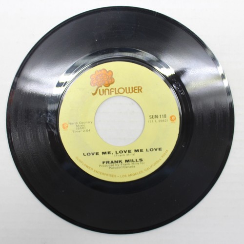 Frank Mills Windsong / Love Me Love Me Love 45 Vinyl Record VG+ - Picture 2 of 2