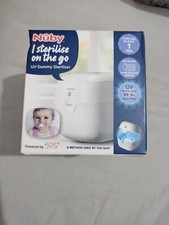 Nuby Easy Clean Portable UV Dummy Steriliser On-the-go No Water Needed