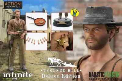 OLD & RARE - Terence Hill 1/6 Deluxe Action Figure 12'' Infinite Statue