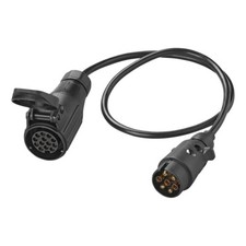 Adapterkabel 80cm von 7- auf 13-polig Anh&auml;nger PKW Traktor Wohnwagen