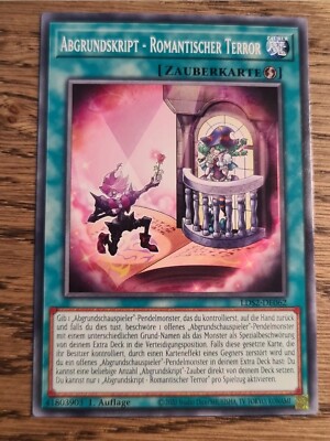 Abgrundschrift - Romantischer Terror YUGIOH LDS2 2021 DEUTSCH COMMON 1. NM #06188